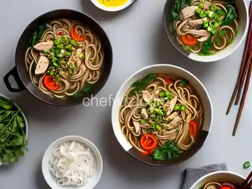 Chicken Soba Noodle Soup