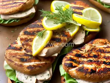Chicken Spiedies (Lemon- and Herb-Marinated Grilled Chicken Sandwiches) Recipe