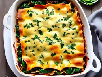 Chicken, Spinach & Artichoke Lasagna