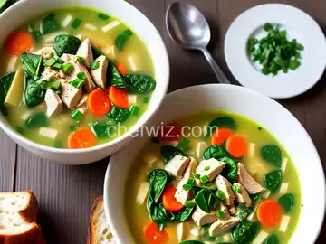 Chicken Spinach Artichoke Soup