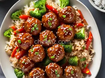 Chicken Teriyaki Meatballs