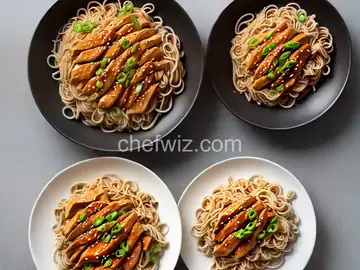 Chicken Teriyaki and Noodles