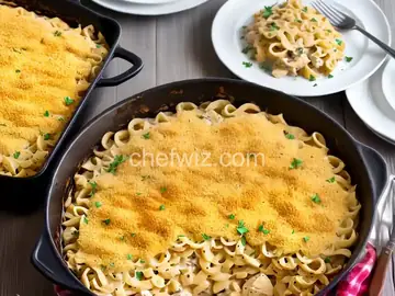 Chicken Tetrazzini Casserole with Cauliflower