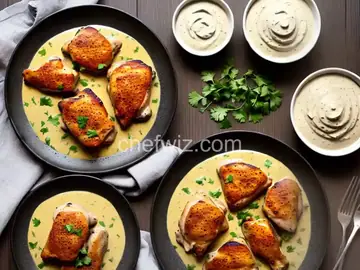Chicken Thighs with Creamy Mustard Sauce