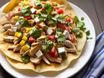 Chicken Tostadas
