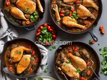 Chicken Under a Brick in a Hurry