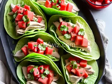 Chicken-Watermelon Tacos