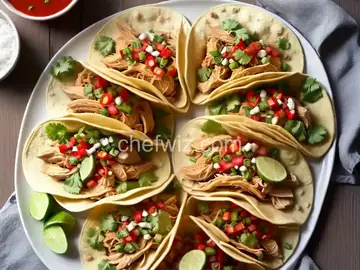 Chicken Wonton Tacos