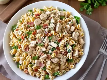 Chicken and Bacon Pasta Salad with Maille® Dijon Originale Mustard