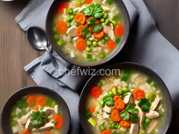 Chicken and Brown Rice Soup