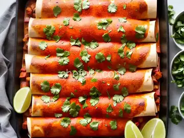 Chicken and Chorizo Spanish Enchiladas