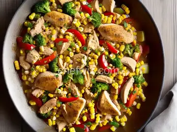 Chicken and Corn Stir-Fry