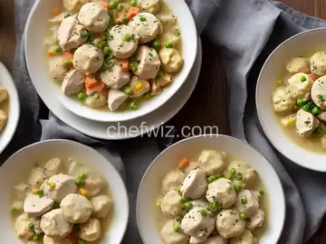 Chicken and Dumplings with Biscuits