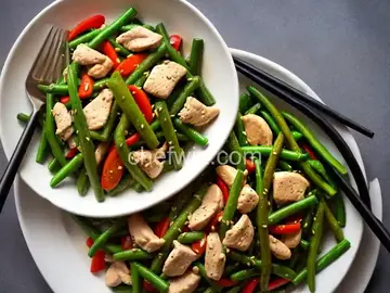 Chicken and Green Bean Stir-Fry