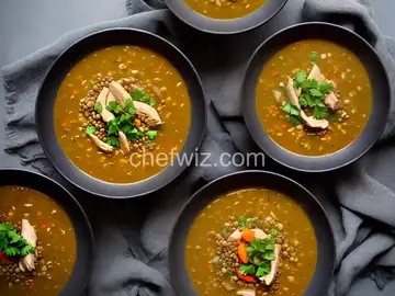 Chicken and Lentil Soup with Homemade Miso