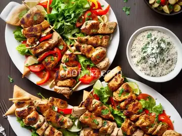 Chicken and Pork Souvlaki