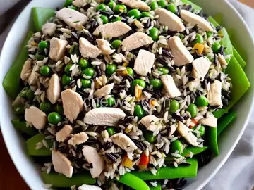 Chicken and Snap Pea Wild Rice Salad