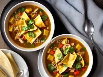 Chicken and Tamale Dumpling Soup