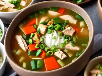 Chicken and Vegetable Miso Soup