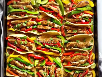 Chicken and Veggie Sheet Pan Fajitas