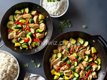 Chicken and Zucchini Stir-Fry
