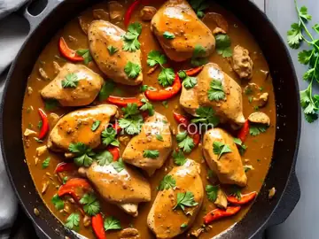 Chicken in Garlic Sauce - Pollo al Ajillo
