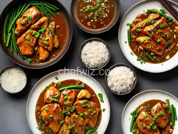 Chicken in Thai Garlic Brown Sauce (Garlic Lovers Delight)