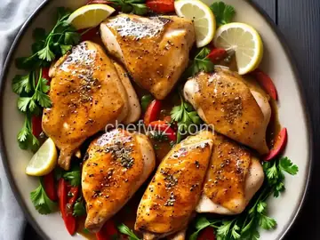 Chicken with Black Pepper Lemon Marinade