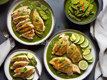 Chicken with Ginger Pesto