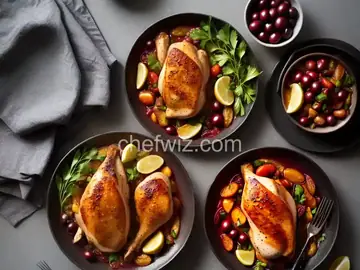 Chicken with Plum Glaze