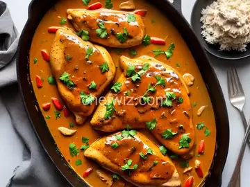 Chicken with a Creamy Marsala Sauce