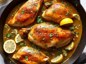Chicken with a Lemon Herb Sauce