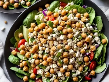 Chickpea, Artichoke, and Feta Salad