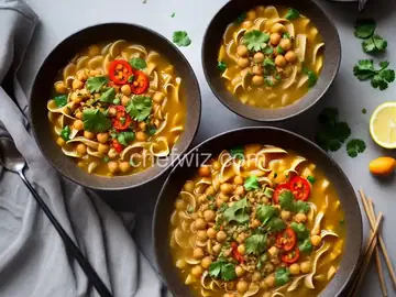 Chickpea Noodle Soup