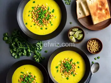 Chickpea and Celery Soup With Chile-Garlic Oil