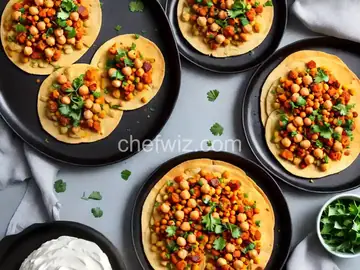 Chickpea and Chorizo Tostadas
