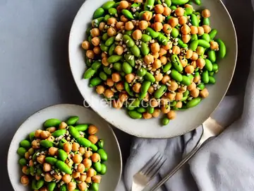 Chickpea and Edamame Salad