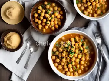 Chickpeas and Dumplings