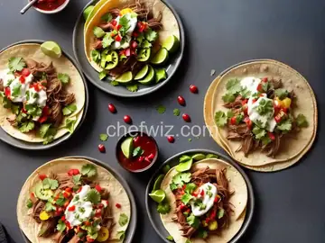 Chile-Braised Pork Shoulder Tacos