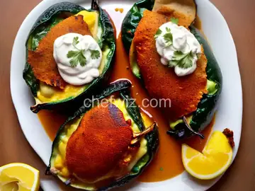 Chile Relleno en Nogada