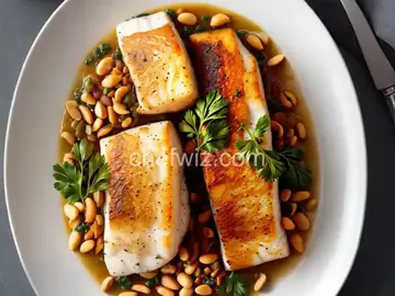 Chilean Sea Bass with Peanuts and Herbs