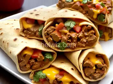 Chili Pie Burritos
