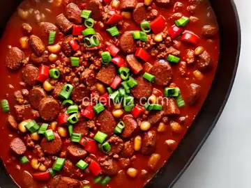 Chili with Bacon and Sausage