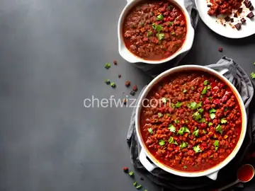 Chili with Chorizo and Chocolate