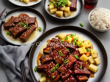Chinese Spareribs with Pineapple