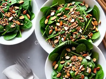 Chinese Spinach and Peanut Salad