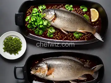 Chinese Steamed Whole Fish With Fermented Black Beans and Garlic