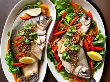 Chinese-Style Steamed Fish