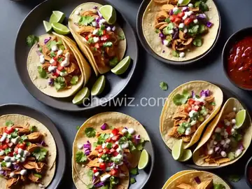 Chipotle Chicken Tacos with Potatoes and Guacamole