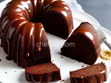 Chocolate-Banana Bundt Cake Recipe